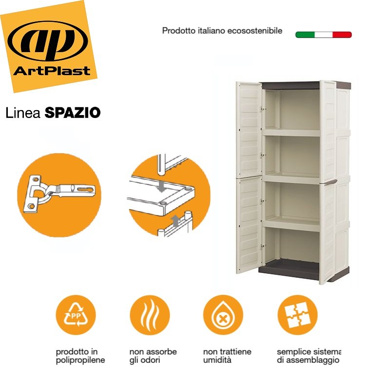 ARMADIO DA ESTERNO LINEA SPAZIO TUTTO PIANI ALTO - immagine 2