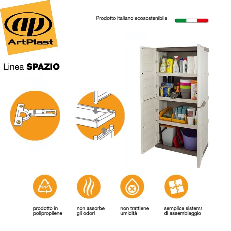 ARMADIO DA ESTERNO LINEA SPAZIO TUTTO PIANI ALTO - immagine 3