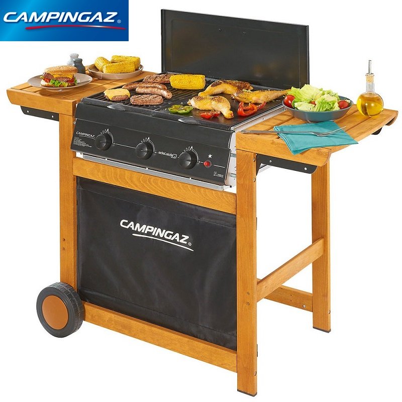 BARBECUE CAMPINGAZ MOD. ADELAIDE 3 WOODY A GAS