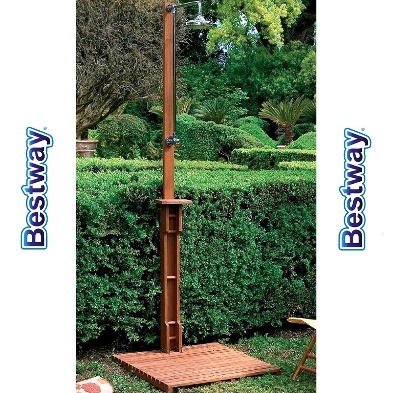 BESTWAY DOCCIA MOD. CARAIBI CON STRUTTURA IN LEGNO