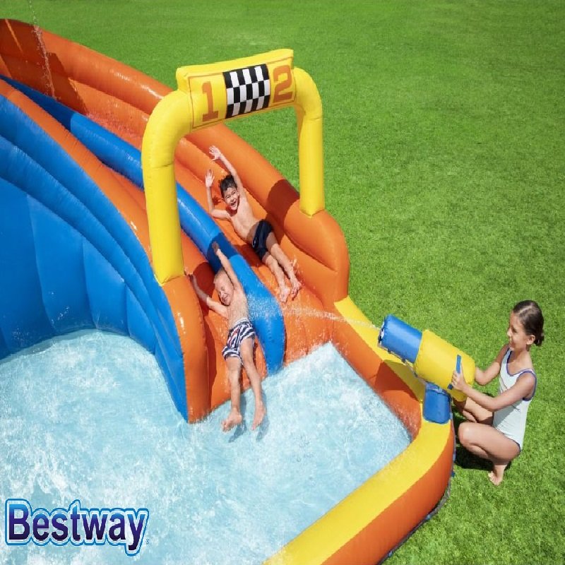 BESTWAY PARCO ACQUATICO GONFIABILE SUPER SPEEDWAY - immagine 2