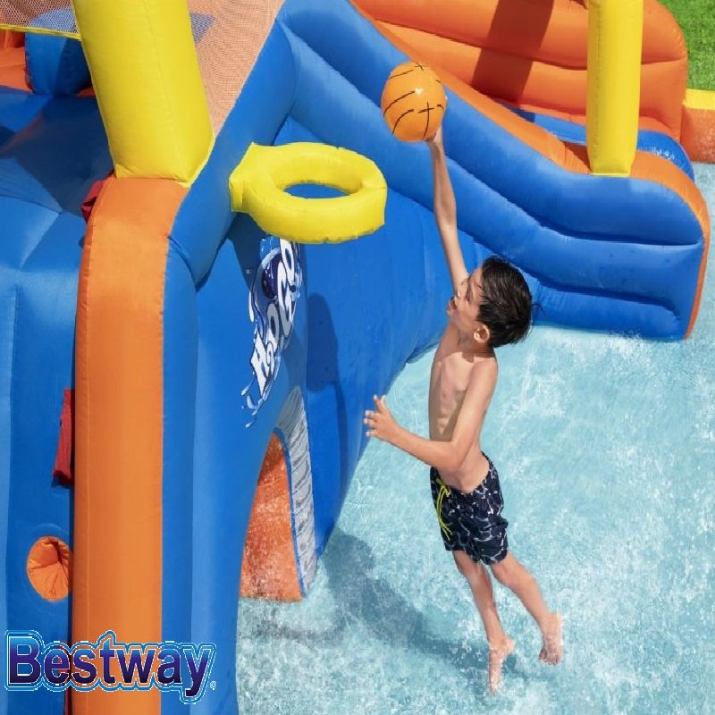 BESTWAY PARCO ACQUATICO GONFIABILE SUPER SPEEDWAY - immagine 4