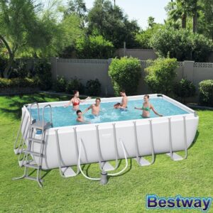BESTWAY PISCINA MOD. POWER STEEL MT 4,88X2,44X1,22 H