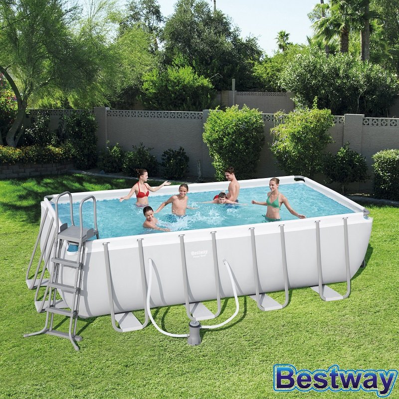 BESTWAY PISCINA MOD. POWER STEEL MT 4,88X2,44X1,22 H