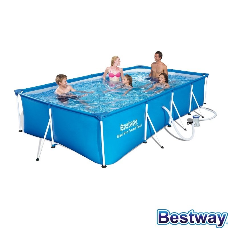BESTWAY PISCINA STEEL PRO FRAME POOL MT. 4X2,11X0,81 H - immagine 2