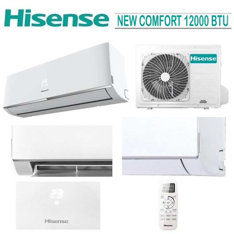 CONDIZIONATORE CLIMATIZZATORE HISENSE NEW COMFORT 12000 BTU R-32 - immagine 2