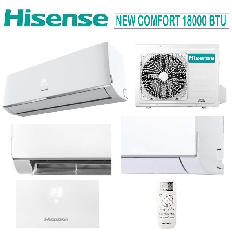 CONDIZIONATORE CLIMATIZZATORE HISENSE NEW COMFORT 18000 BTU R-32 - immagine 2