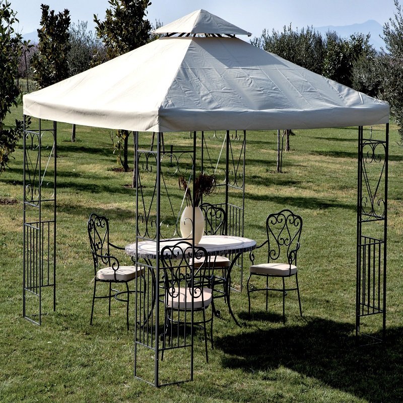 GAZEBO MOD. 3133 B IN ACCIAIO MT 3X3