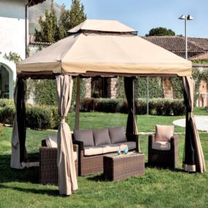GAZEBO MOD. ADVENTURE IN ALLUMINIO MT 3X4
