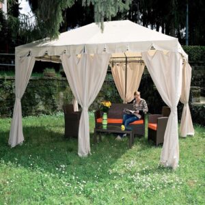 GAZEBO MOD. ARMONIA IN ACCIAIO MT 3X4