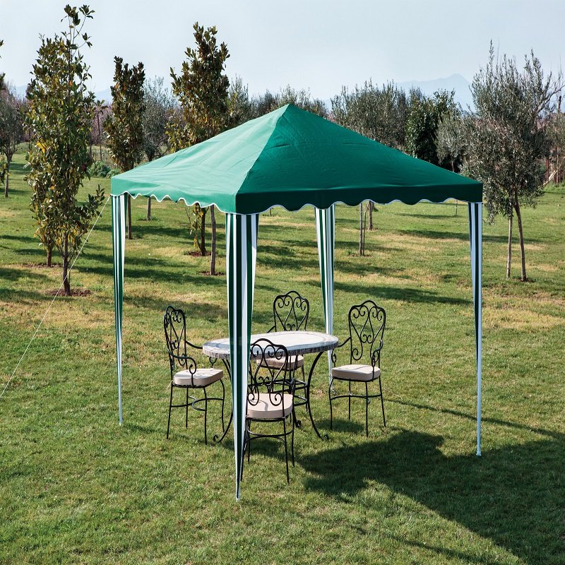 GAZEBO MOD. EASY IN ACCIAIO MT 2X2