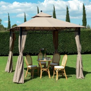 GAZEBO MOD. EDEN IN ACCIAIO MT 3X3