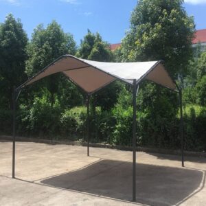 GAZEBO MOD. ONDA IN ACCIAIO MT 3,5X3,5