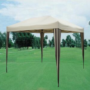 GAZEBO MOD. RAPID PIEGHEVOLE IN ALLUMINIO MT 3X3 ECRU'