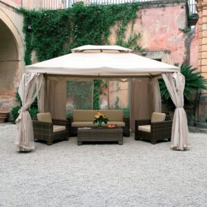 GAZEBO MOD. SAHARA IN ALLUMINIO MT 3X4