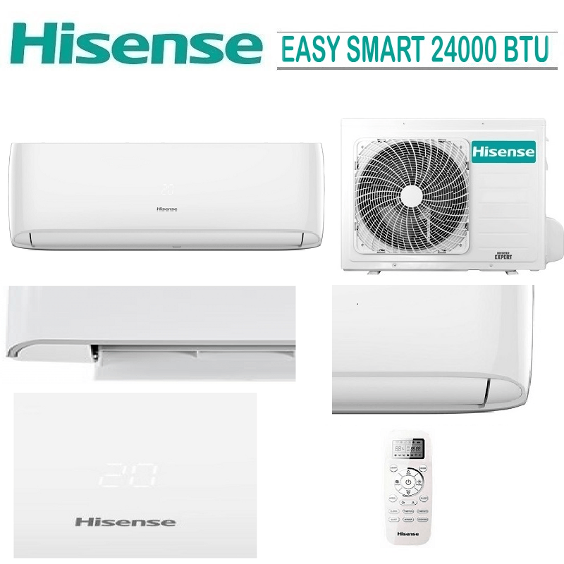 CONDIZIONATORE CLIMATIZZATORE HISENSE EASY SMART 24000 BTU R-32 - immagine 2