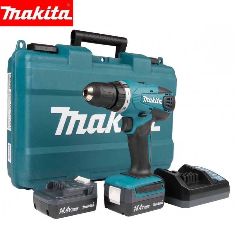 MAKITA TRAPANO AVVITATORE A BATTERIA 14,4 V CON PERCUSSIONE HP347DWE - immagine 2