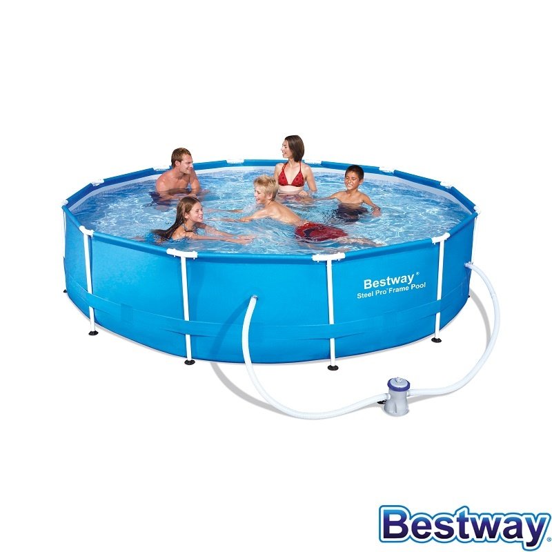 BESTWAY PISCINA MOD. STEEL PRO MAX DIAM. MT 3,66X0,76 H - immagine 2