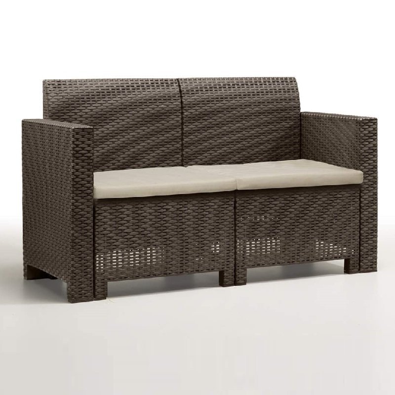 SALOTTO DA ESTERNO MOD. NEBRASKA MARRONE - immagine 2