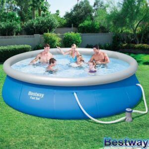 BESTWAY PISCINA MOD. FAST SET DIAM. MT. 3,96X0,84 H
