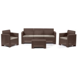 SALOTTO DA ESTERNO MOD. NEBRASKA MARRONE