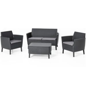 SALOTTO DA ESTERNO MOD. SALEMO GRAPHITE