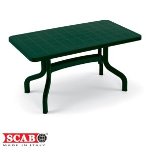 SCAB TAVOLO RIBALTO MOD. CONTRACT VERDE 140X80