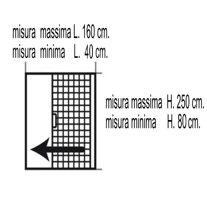 ZANZARIERA AVVOLGIBILE ORIZZONTALE PER BALCONE IRS-CE BIANCA 160X250 - immagine 4