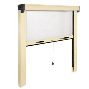 ZANZARIERA AVVOLGIBILE VERTICALE PER BALCONE IRS-CE AVORIO 140X250
