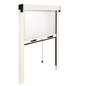 ZANZARIERA AVVOLGIBILE VERTICALE PER FINESTRA IRS-CE BIANCA 120X170