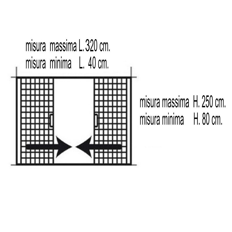 ZANZARIERA AVVOLGIBILE ORIZZONTALE PER BALCONE IRS-CE AVORIO 320X250 - immagine 3