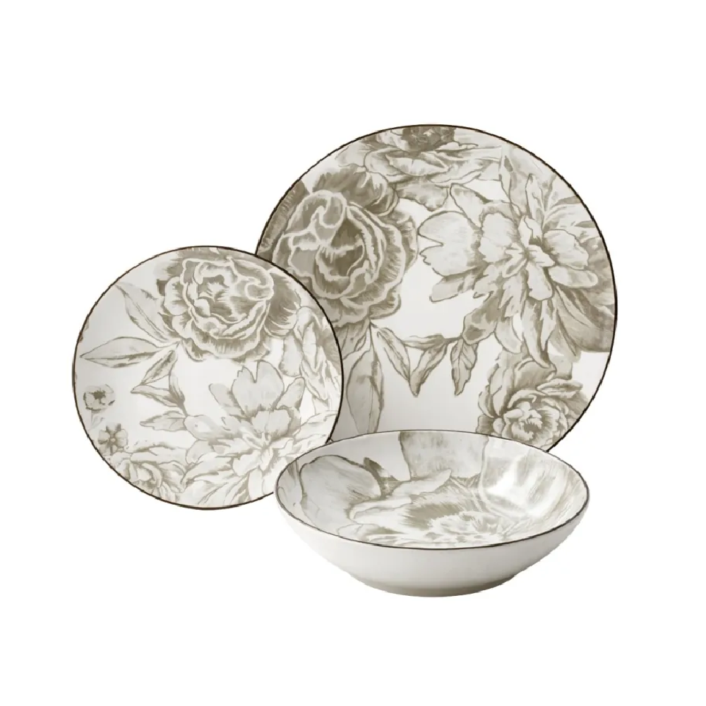SERVIZIO PIATTI BOUQUET - TORTORA