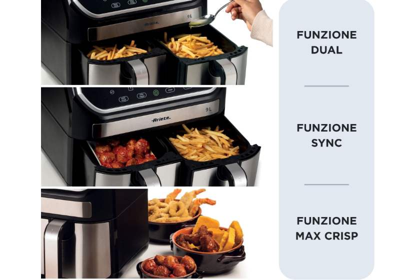 FRIGGITRICE AD ARIA ARIETE 9 LT
