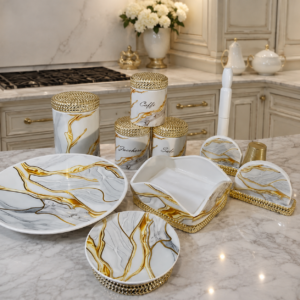 SET MARMO GIARDINI DI MARZO GOLD