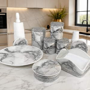 GIARDINI DI MARZO SET MARMO SILVER