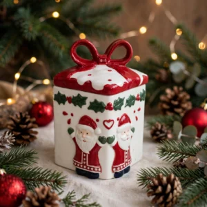 BARATTOLO "SANTACLAUS " IN CERAMICA