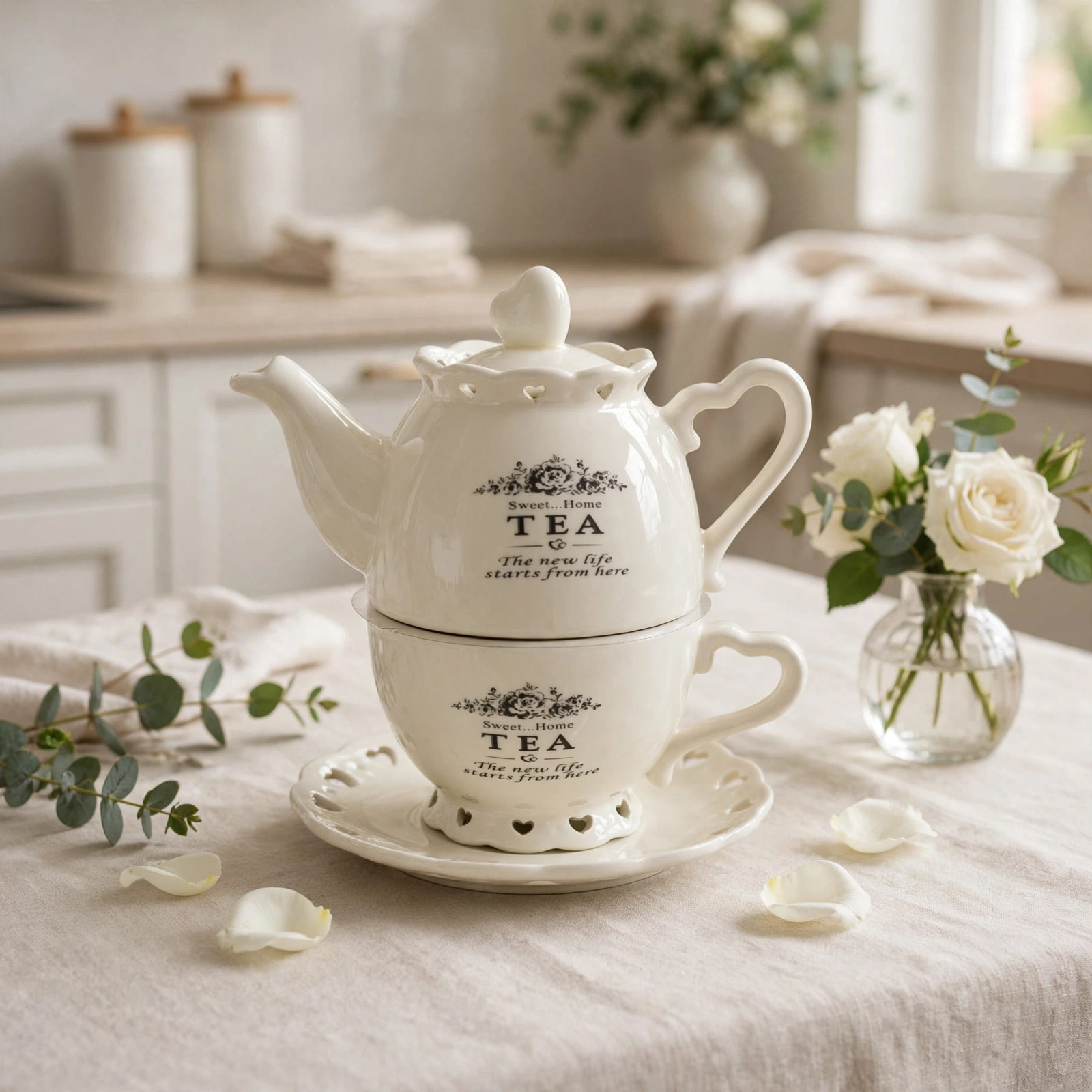 GUSTO CASA TEIERA "SWEET HOME" IN CERAMICA