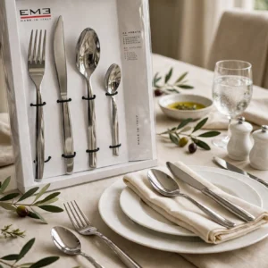 24 POSATE "EME" IN ACCIAO INOX