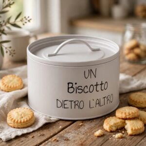 MONTEMAGGI BISCOTTIERA IN METALLO