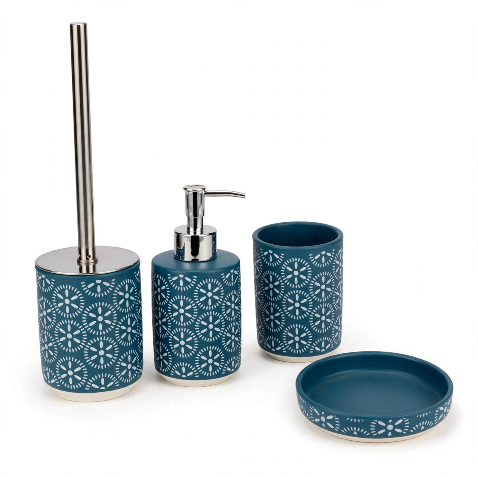 FERIDRAS LINEA DA BAGNO "DALLAS" IN CERAMICA BLU
