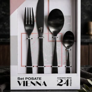 24 POSATE "MISE' TABLEWARE" IN ACCIAIO INOX