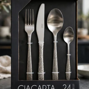 24 POSATE "CASA & KITCHEN" IN ACCIAO INOX