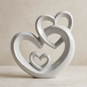 SIROTIME SCULTURA CUORI BIANCO