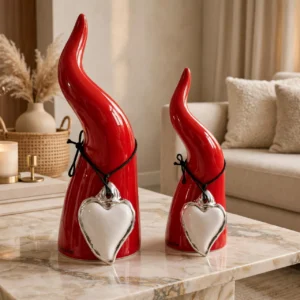 CORNO CON CUORE SACRO