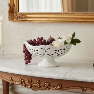 SIROTIME CENTROTAVOLA CERAMICA BIANCO