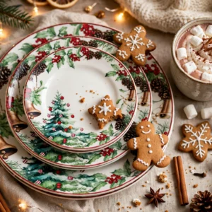 SERV. PIATTI 18 PZ "MAGIA DEL NATALE"