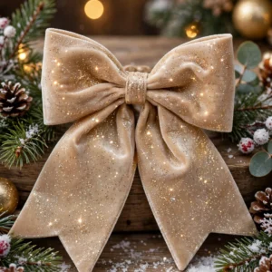FIOCCO GLITTERATO ORO