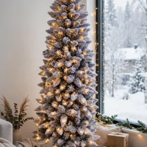 ALBERO INNEVATO EXTRA SLIM H 210 CM