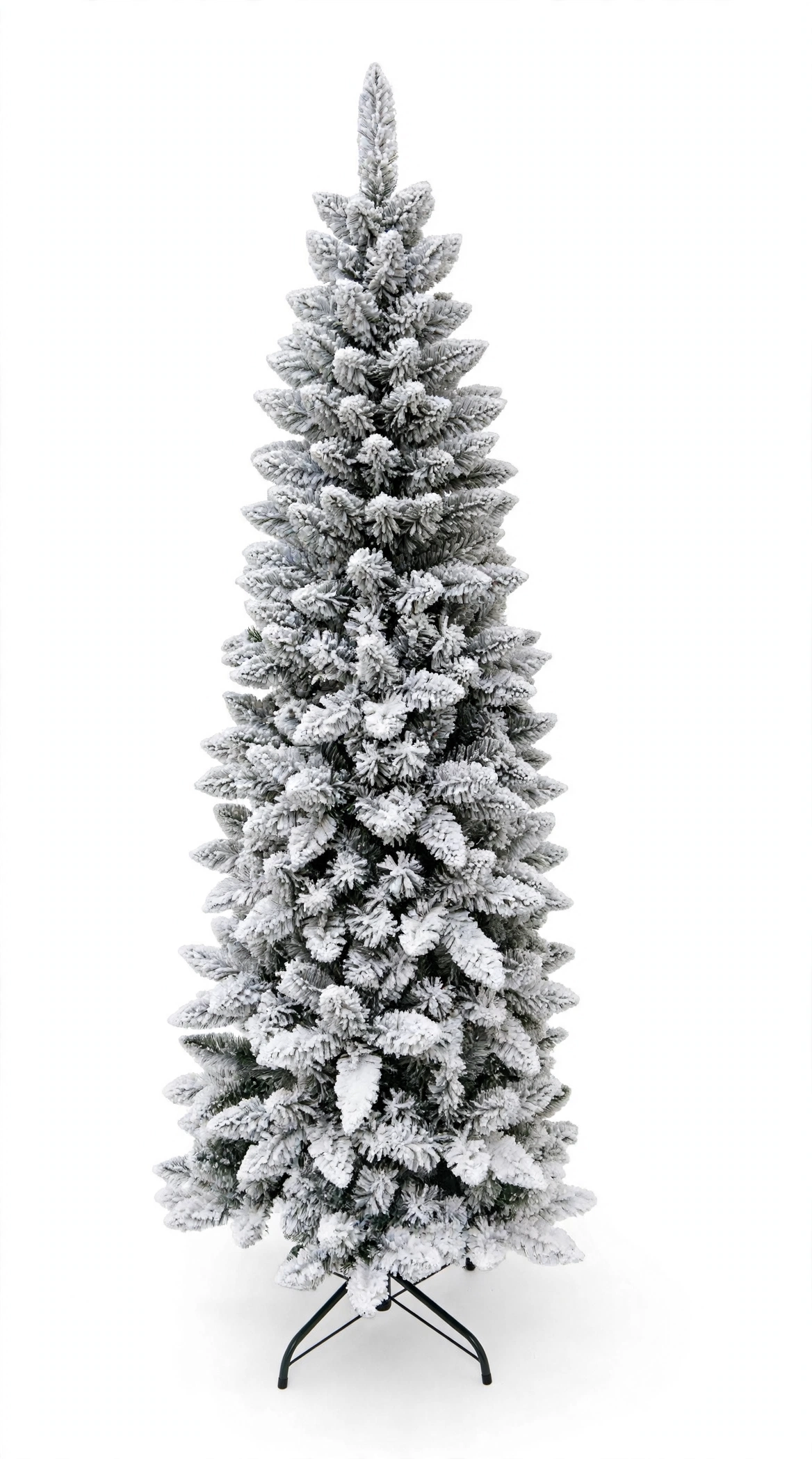 ALBERO DI NATALE SLIM "GRAN PARADISO" INNEVATO 180 CM