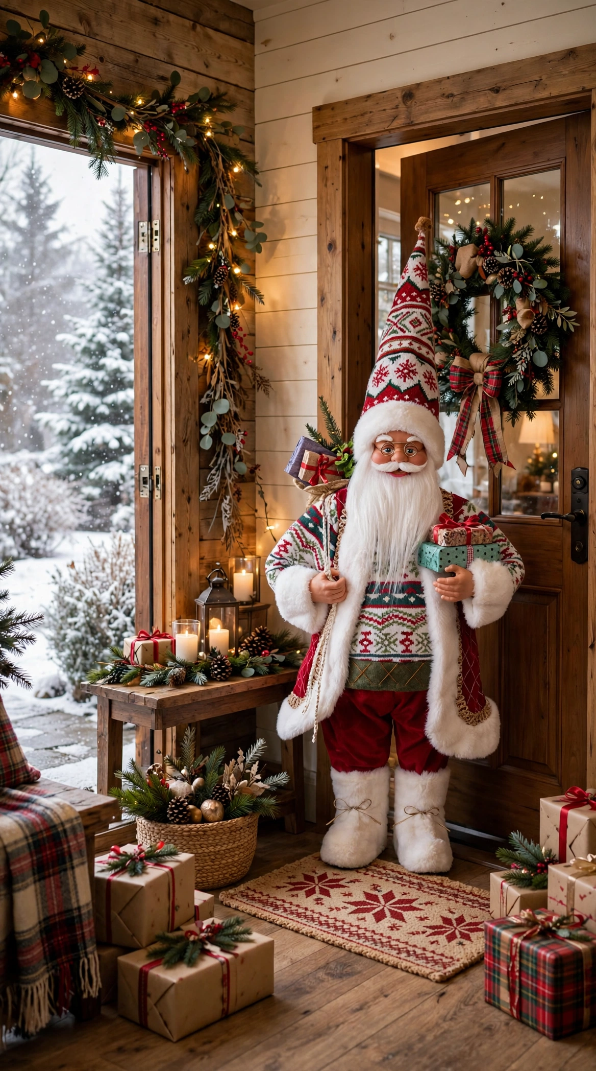 BABBO NATALE IN PIEDI H 87 CM